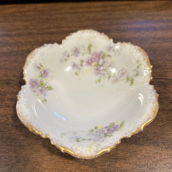 Limoges Accents Vintage Limoges Gda France 4 Hexagon Dish Bowl